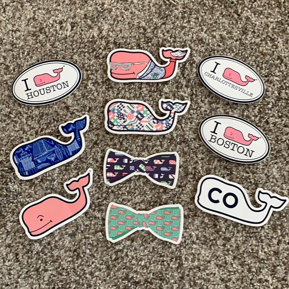 10 Vineyard Vines stickers 1 low price ($2 per sticker)